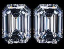 Matched pair of Emerald diamonds